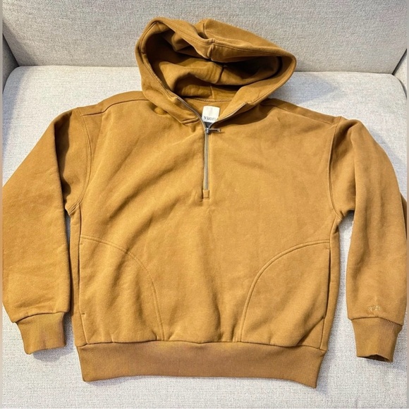 Vuori Restore Half-Zip Hoodie Rum XS - Picture 3 of 6